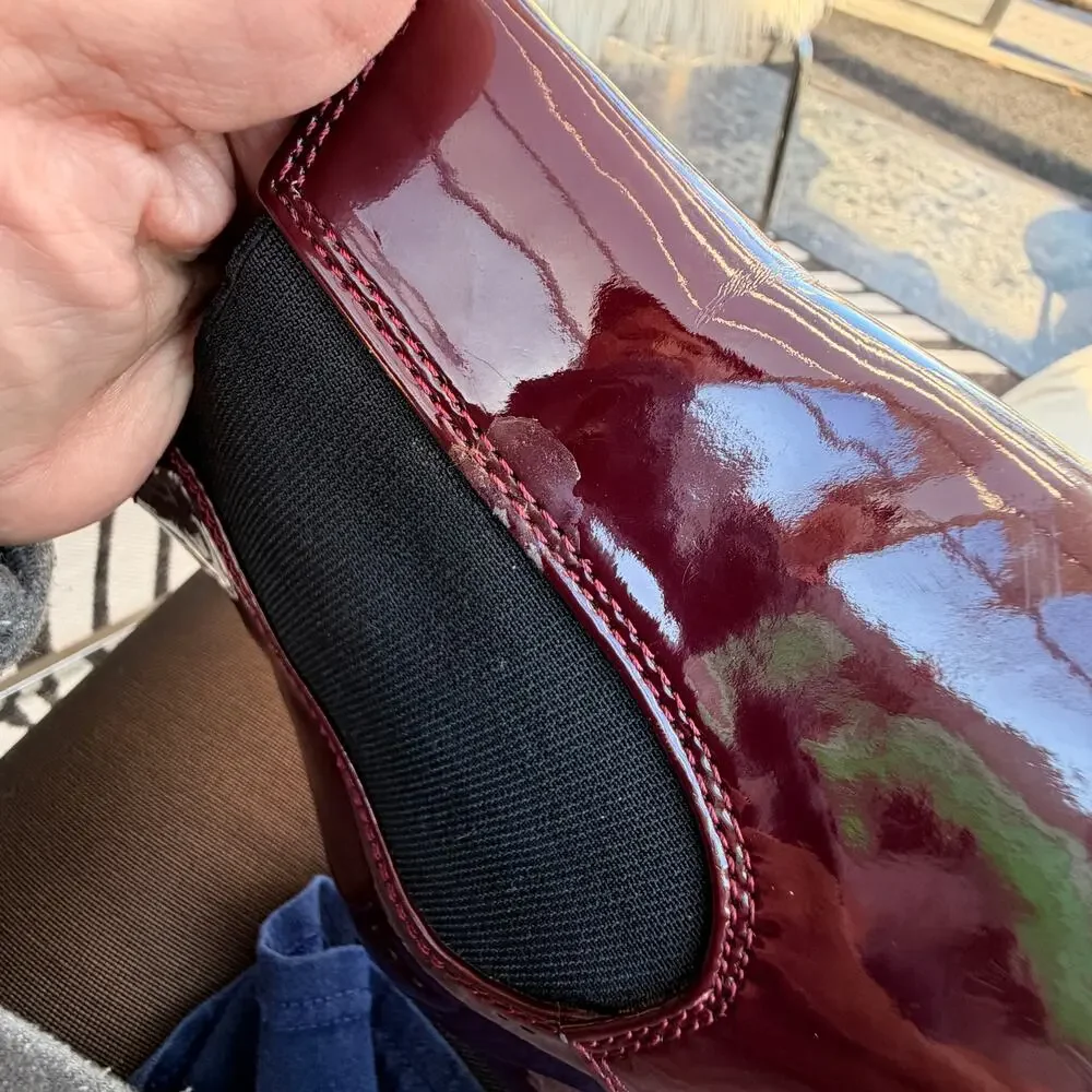 Express glossy oxblood